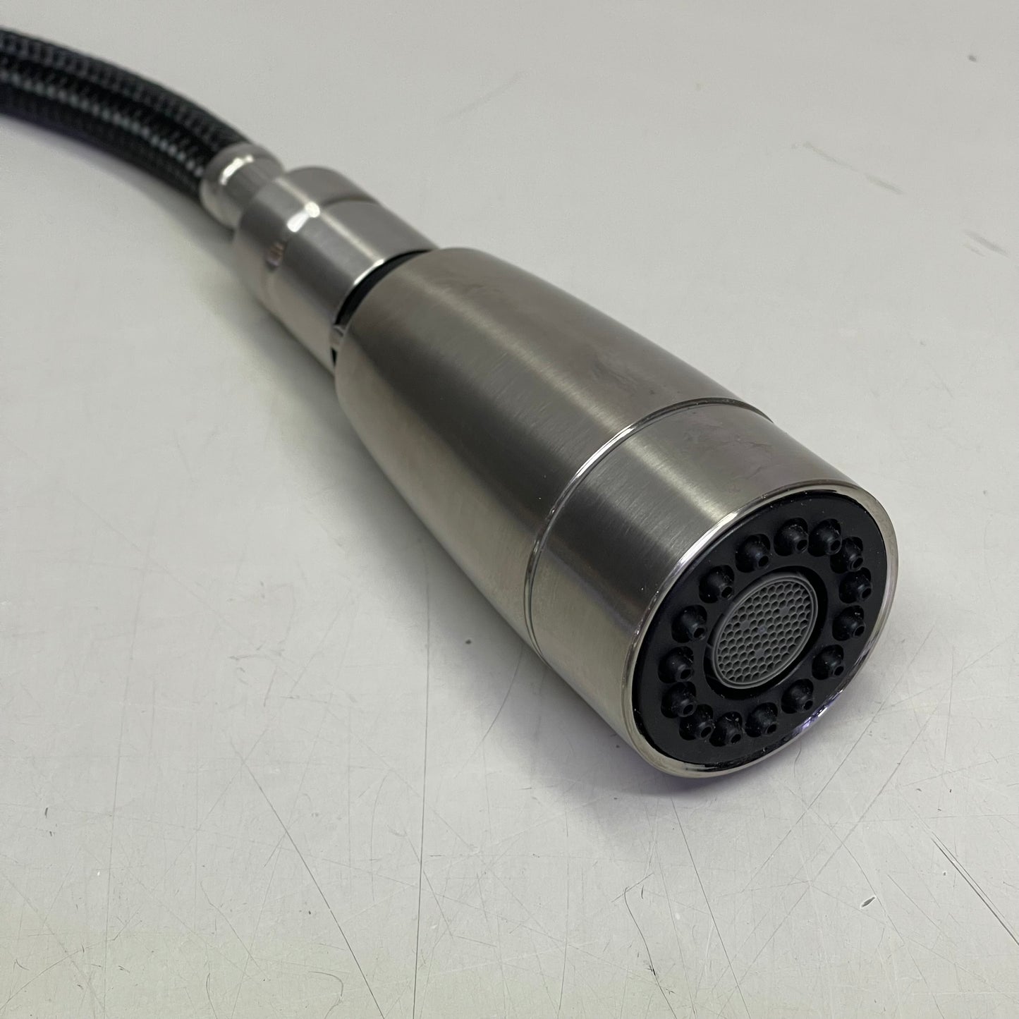 SYMMONS Sereno Single Handle Pull-Down Kitchen Faucet Satin Nickel SK2302STSPD10