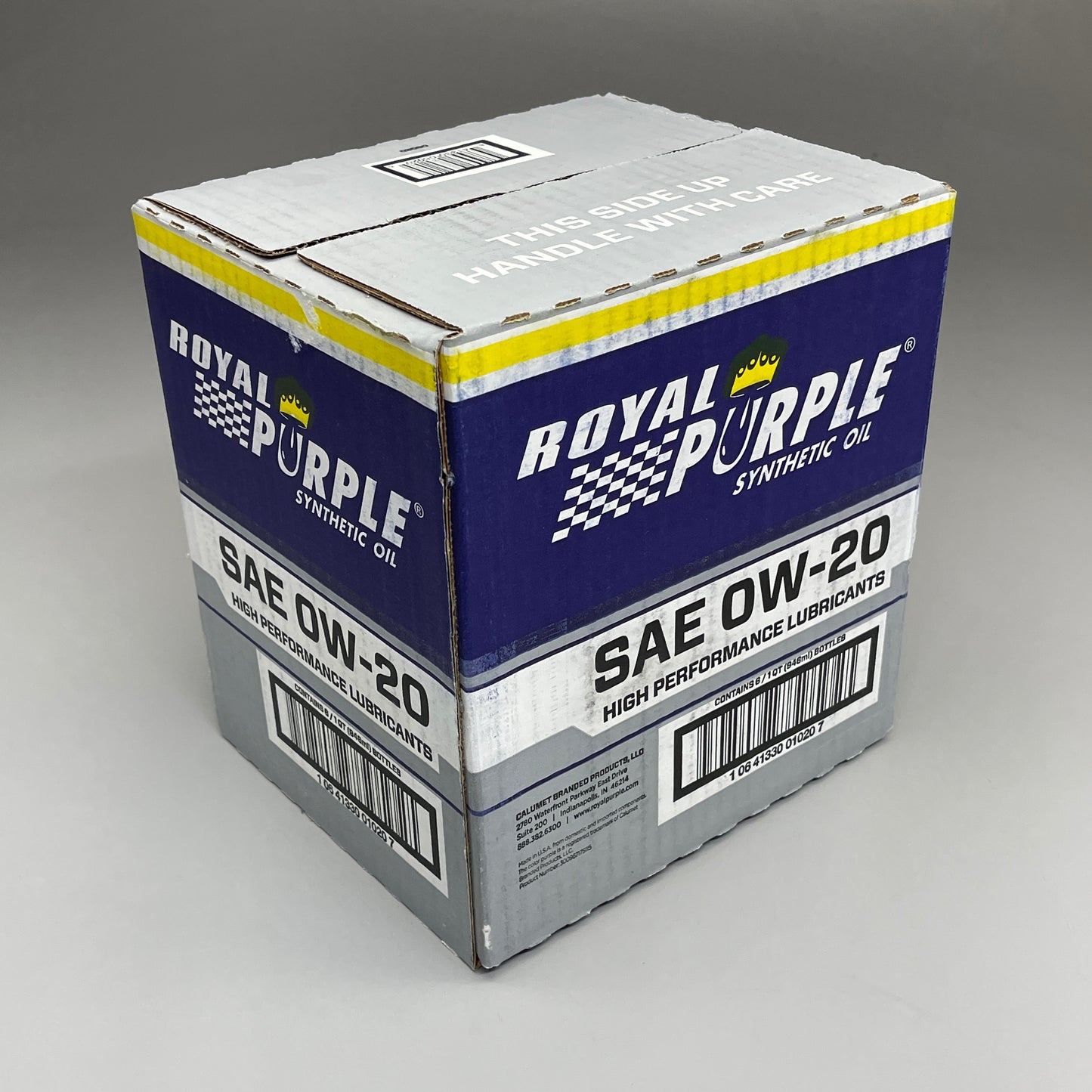 ROYAL PURPLE 6PK! Synthetic Oil SAE 0W-20 1 QT (New)