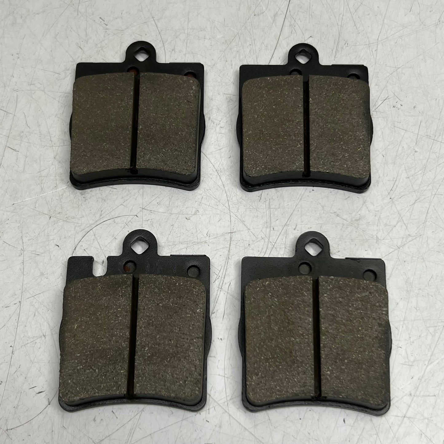 HELLA (4 PACK) Brake Pads Sz 2.3" x 2.3" Black, 8DB355008-451