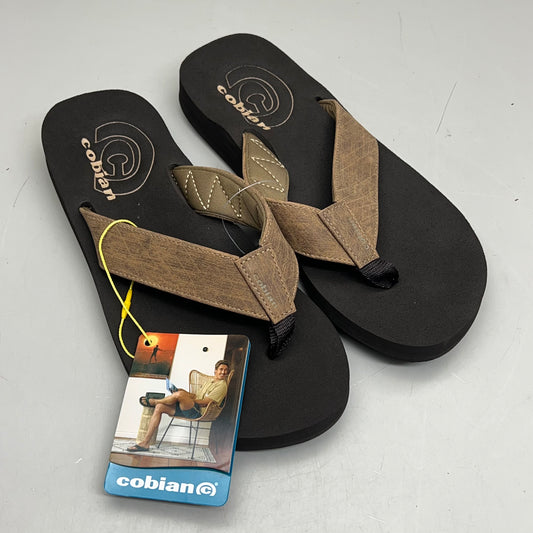 COBIAN Floater Sandals Synthetic Strap Men's Sz 8, EU 40 Mocha FLT18-203-8