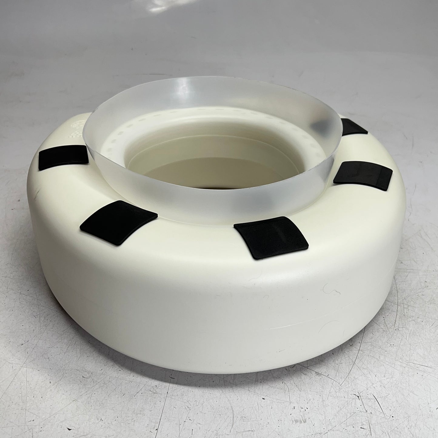 HEALTH SMART Portable Elevated Round Toilet Seat Riser  5" White 522-1508-1901