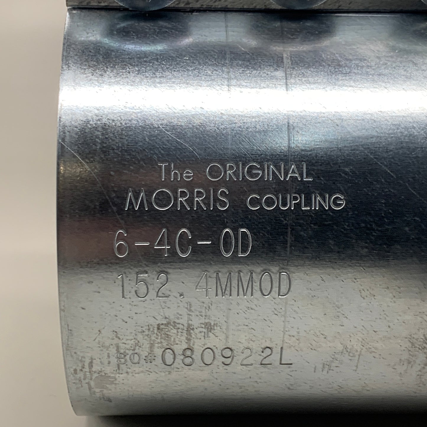 MORRIS Compression Coupling 6" OD Tubing 6-4C-OD (New)