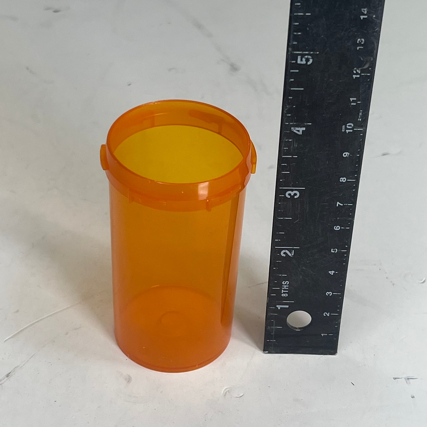 ZA@ BERRY Lot of Prescription Pill Bottles (No Caps) 2"Dia x3.5"L Amber/Orange VLF40
