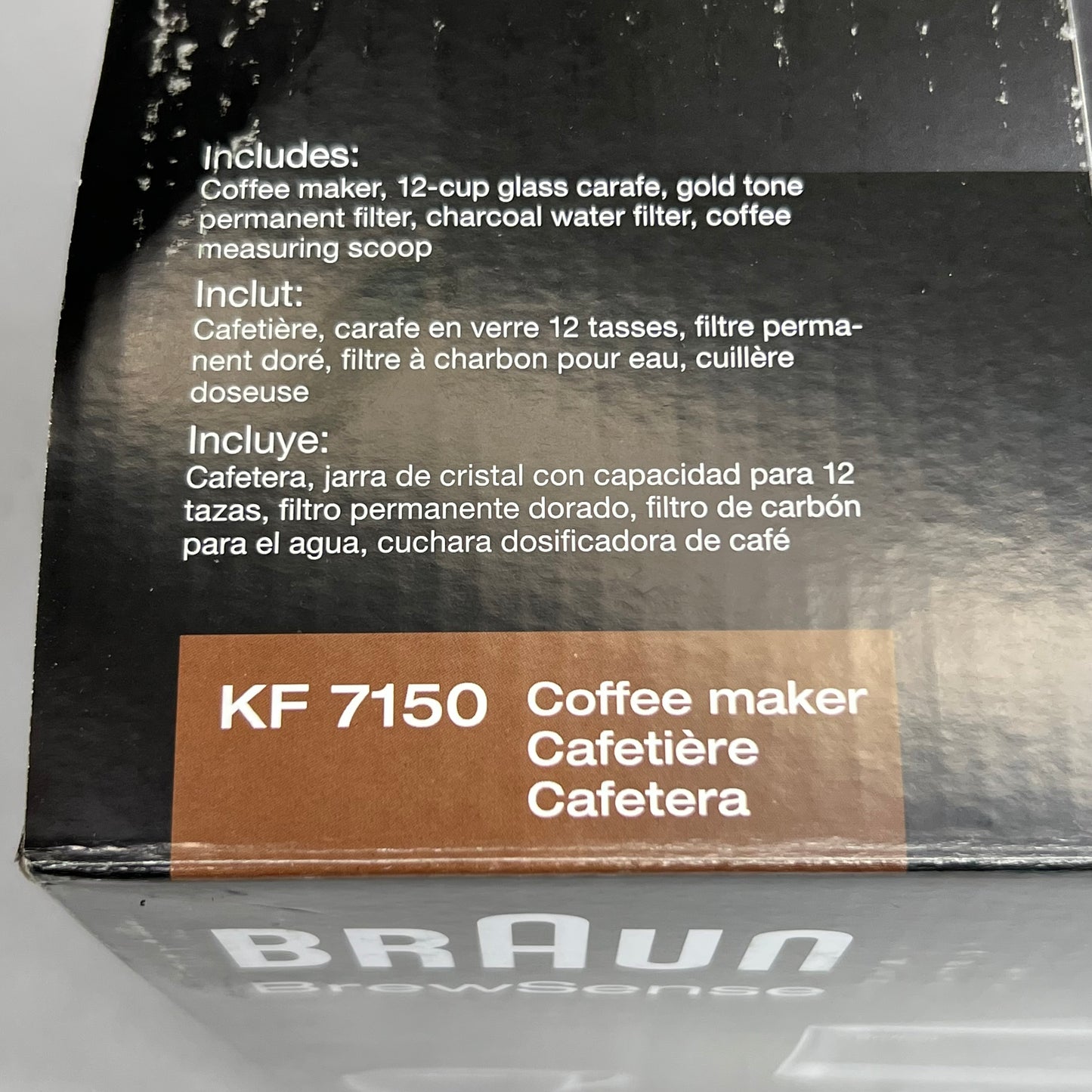 BRAUN Brewsense Drip Coffee Maker 12-Cup KF7150