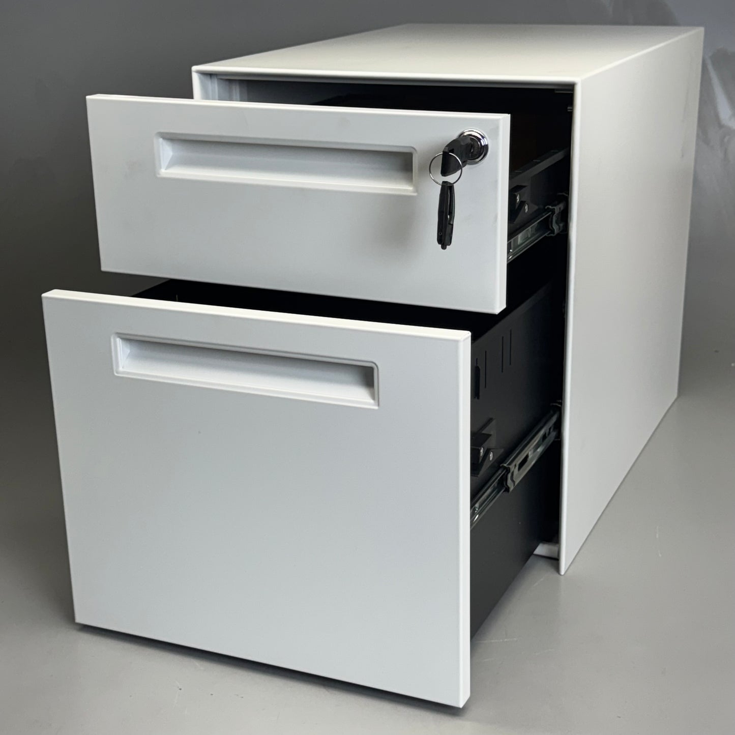 SITONIT•SEATING Mobile Pedestal Two Drawer Locking Cabinet