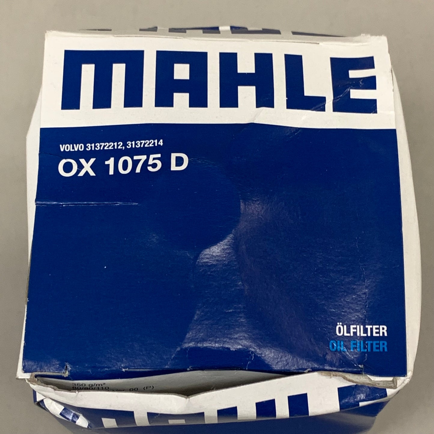 MAHLE Eco Engine Oil Filter For Volvo Orange OX 1075D (As-Is (see Images)