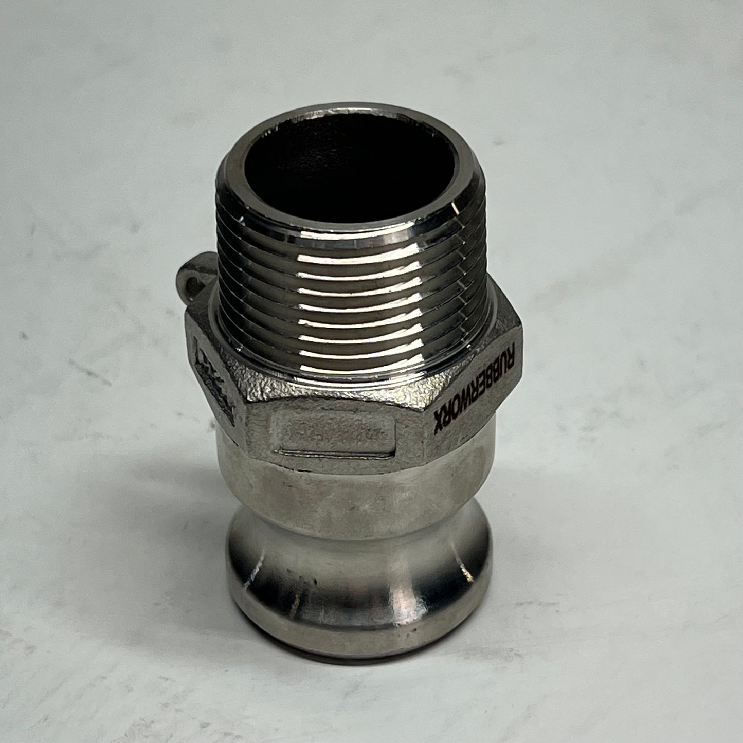 RUBBERWORX (5 PACK) Stainless Steel Type F Camlock Adaptor 1" SS316 F-100