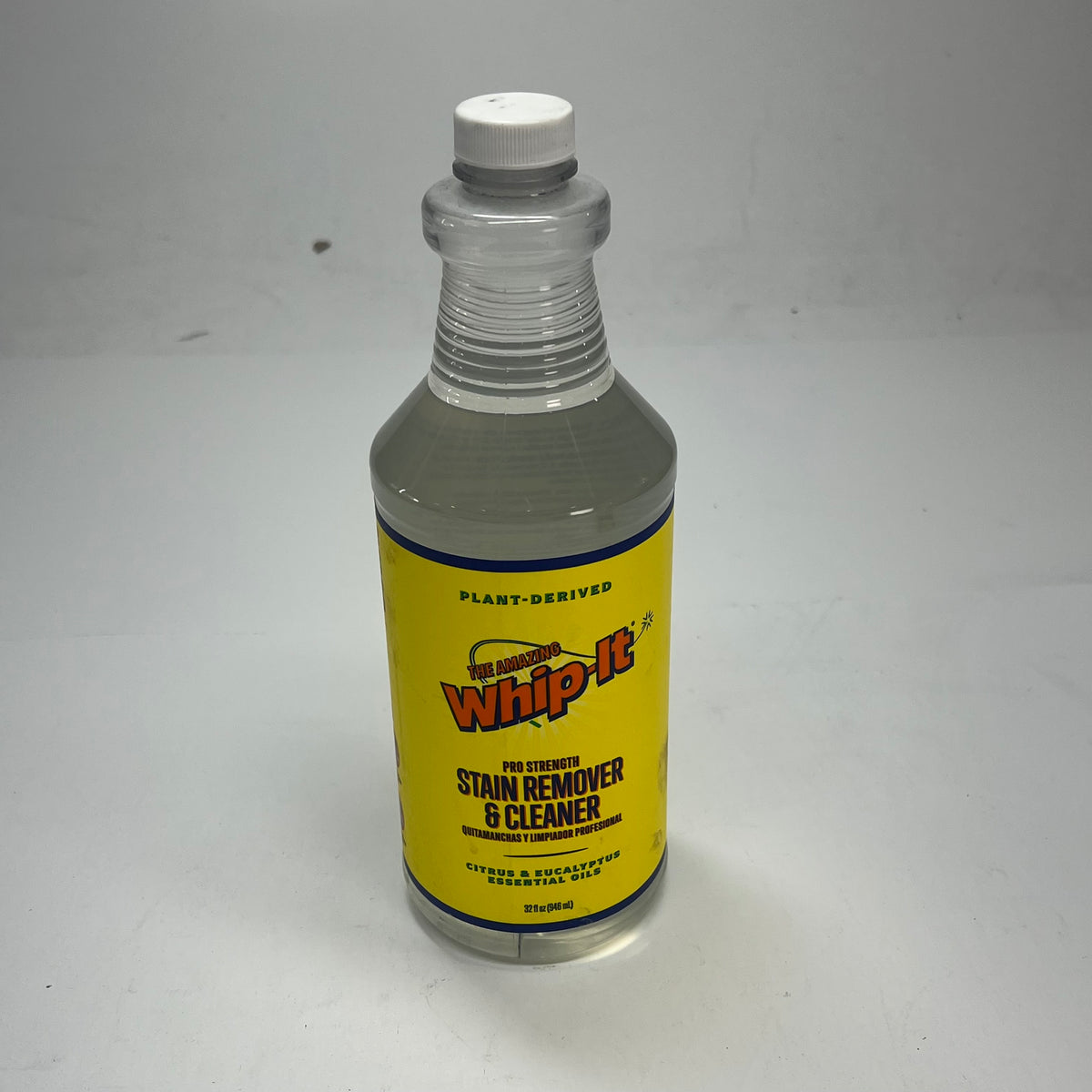 ZA@ WHIP-IT (3 PACK) Pro Strength Professional Plant Derived Stain Remover & Cleaner 32 fl oz (As-Is) Distressed Bottles