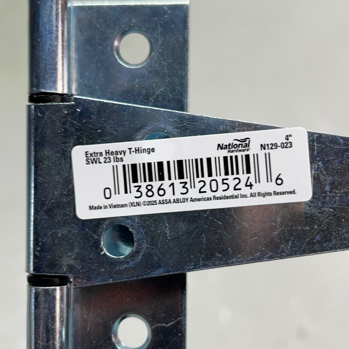 NATIONAL HARDWARE (10 PACK) Zinc Plated T-Hinge 3.3" W Frame Leaf 60lb N129-023