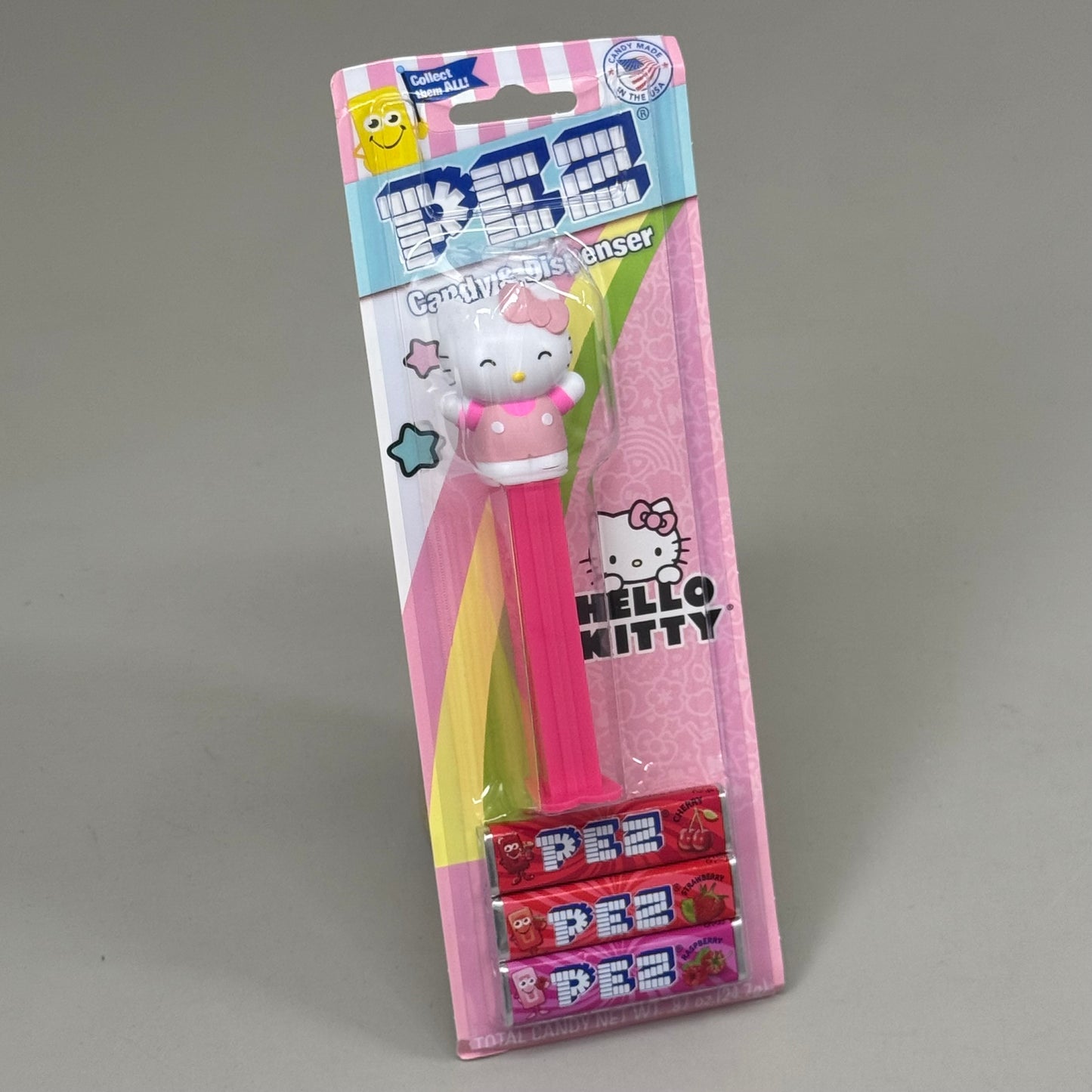 ZA@ PEZ (6 PACK) Assorted Hello Kitty Candy Dispenser 3 Refill Rolls Per Package BB 01/29 039050 As-is