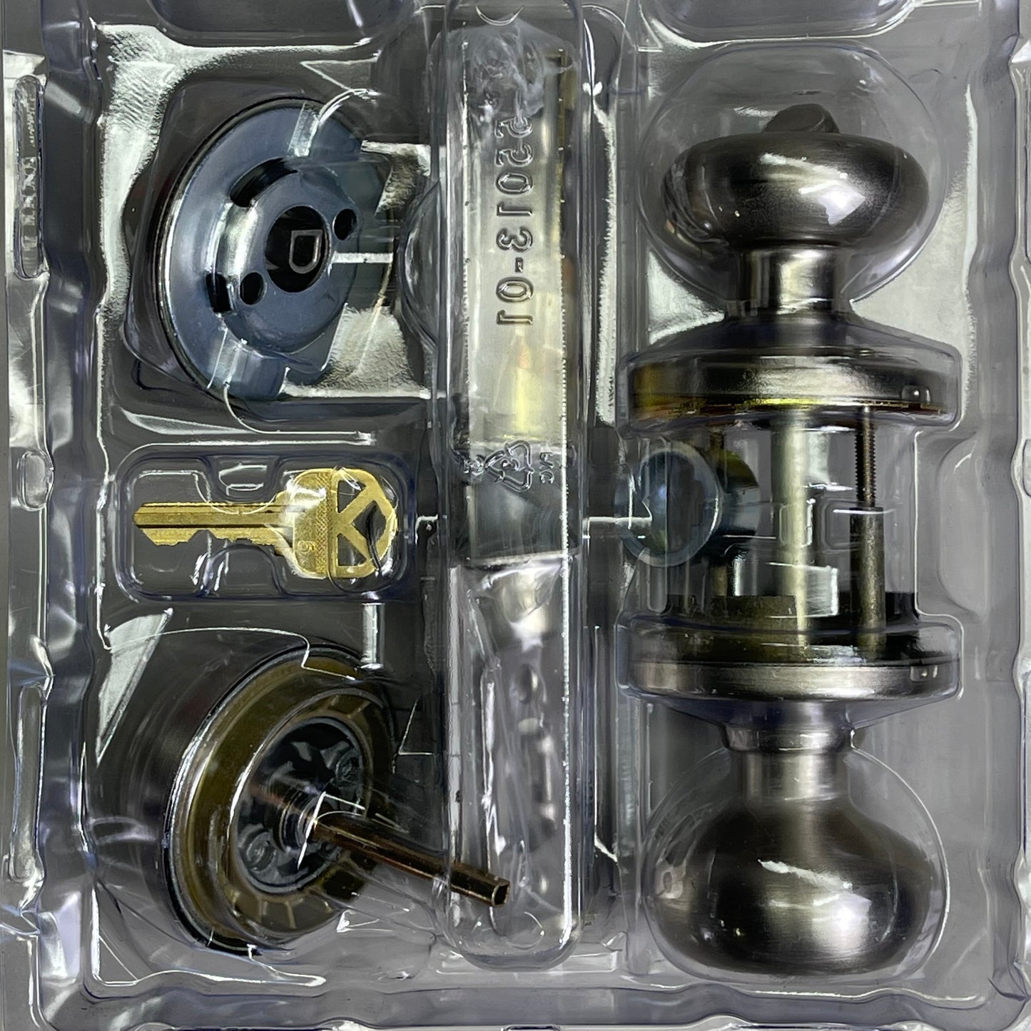 KWIKSET Smartkey Security Dual Key Door Knob Dead Bolt Satin Nickel (New Other)