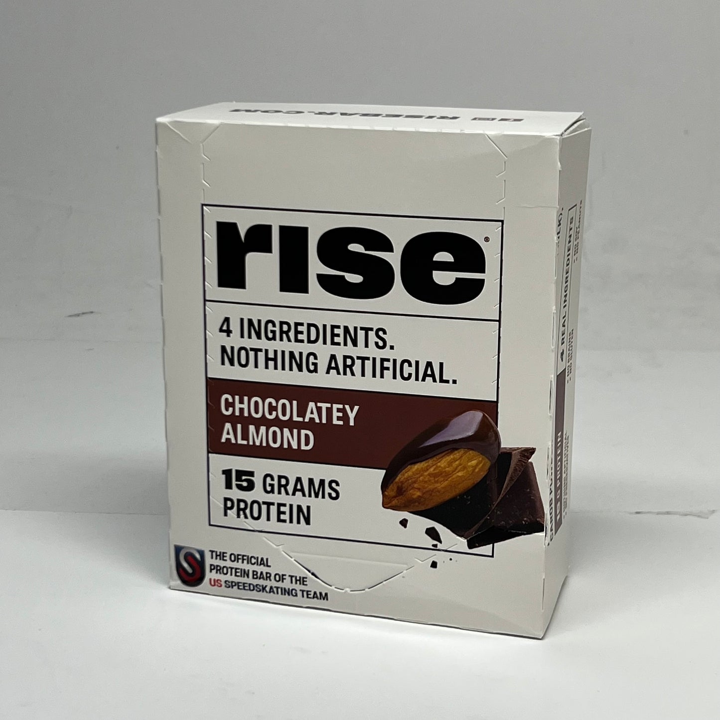 RISE (12 PACK) Chocolatey Almond 15 gr Protein 2.1 oz. BB 01/27