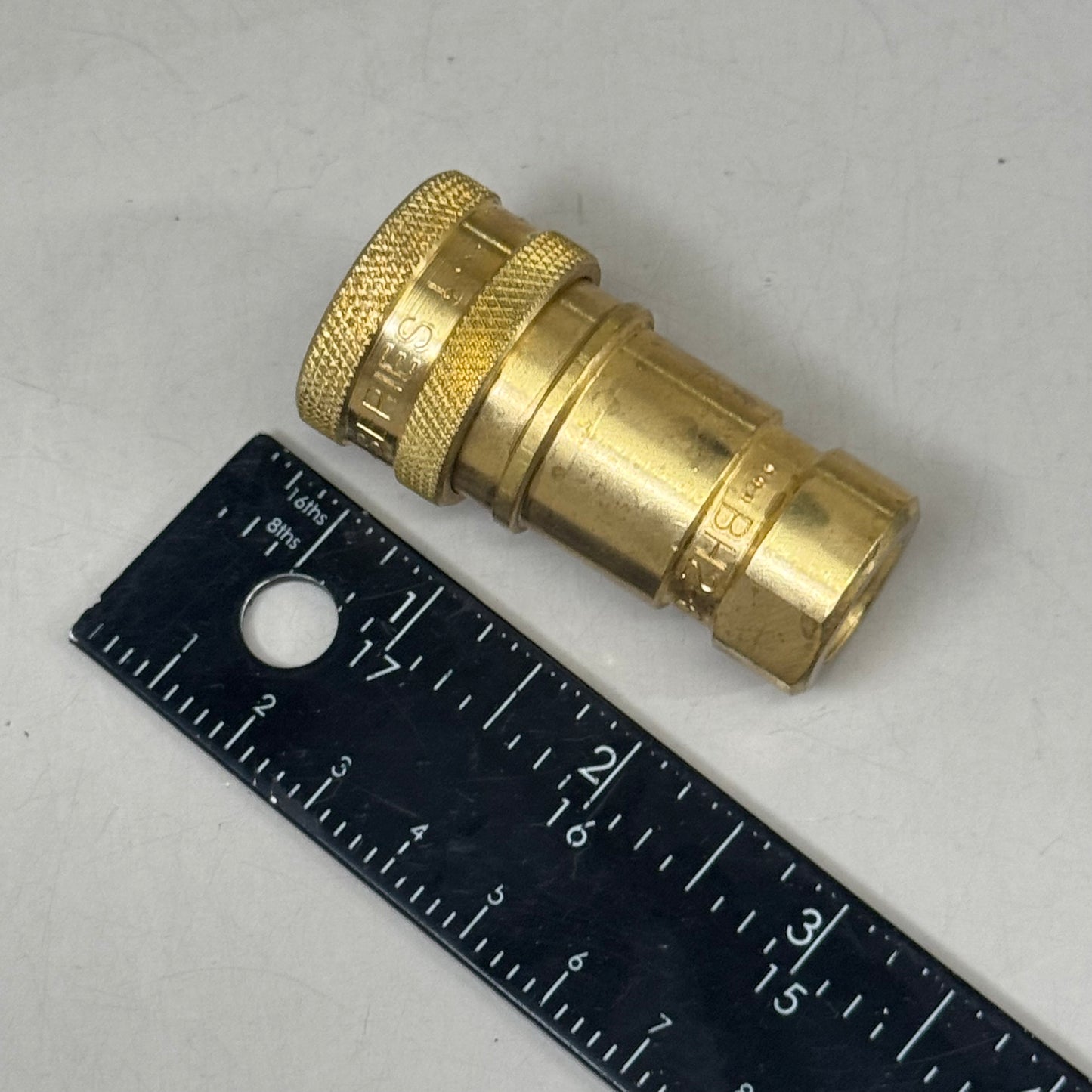 PARKER Hydraulic Quick Connect House Coupling 1/4" 11 Ipm Max Brass BH2-60