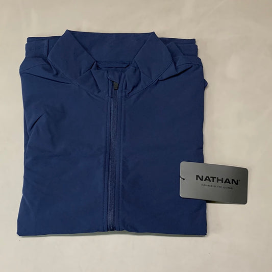NATHAN Vamos Track Jacket Women's Sz L Peacoat NS50040-60135-L (New)