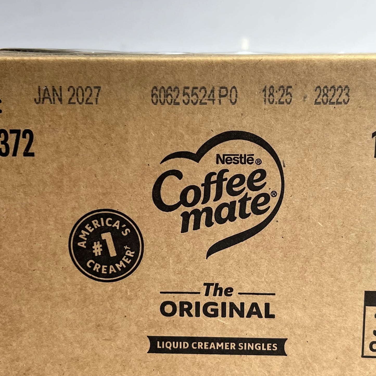 NESTLE (360 PACK) Coffee Mate Liquid Creamer Singles 0.38 fl oz. 11000372 BB 01/27