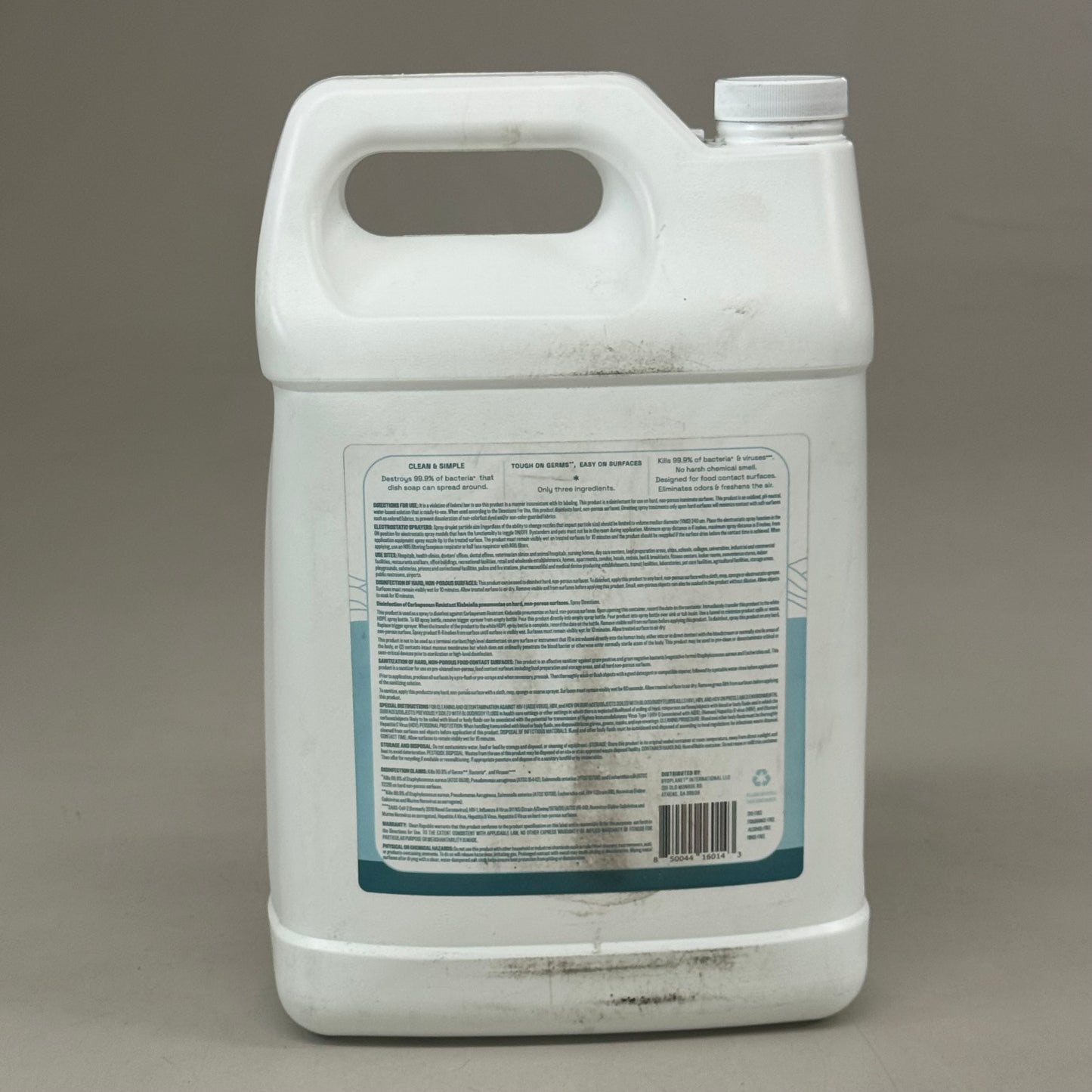 CLEAN REPUBLIC (4 Pack)  Multi-purpose Disinfectant, Hypochlorous Acid Cleaner 1 Gallon Unfinished (New (As Is))
