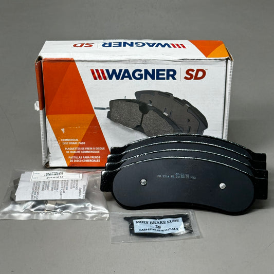 WAGNER SD SevereDuty Disc Brake Pad Set 7" x 2" Black SX1334A