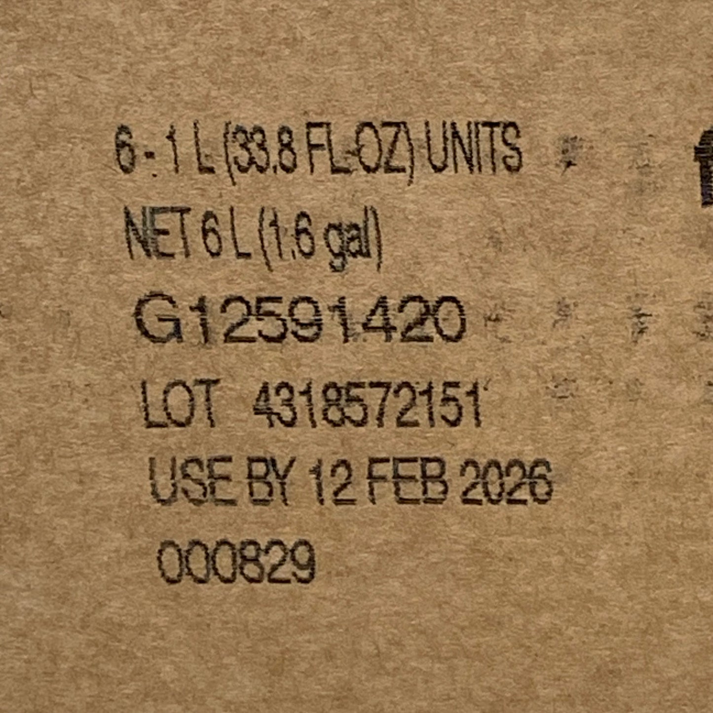 NESTLE (6 PACK) FiberSource HN Unflavored High-Nitrogen Feeding Tube 1 L BB 02/26