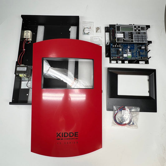 KIDDIE Intelligent Fire Alarm System W/ 64 Point Loop Installed 110V Red VS1-R