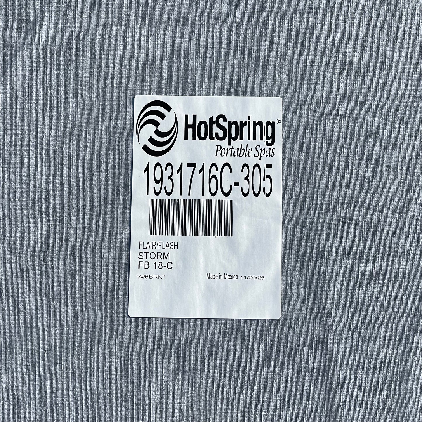 ZA@ Pallet of HOTSPRING Spa Cover 99”x91” Grey 1931716C-305 (AS-IS)
