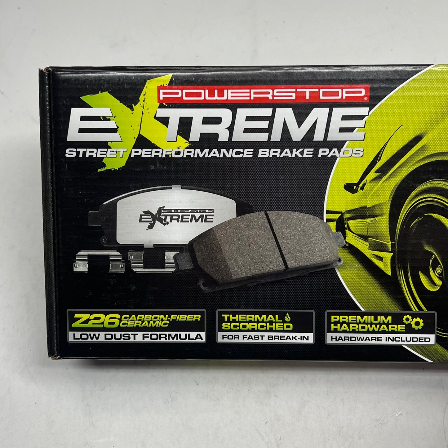 POWER STOP Street Performance Carbon Fiber Ceramic Brake Pads Z26-8009