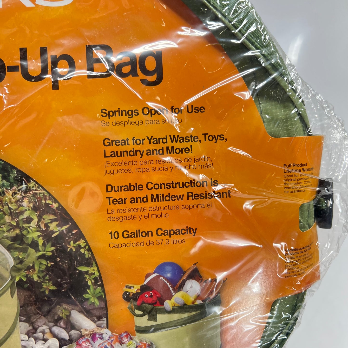 FISKARS (2 PACK) Premium Kangaroo Pop-up Bag  10 Gallon Forest Green 94046974J
