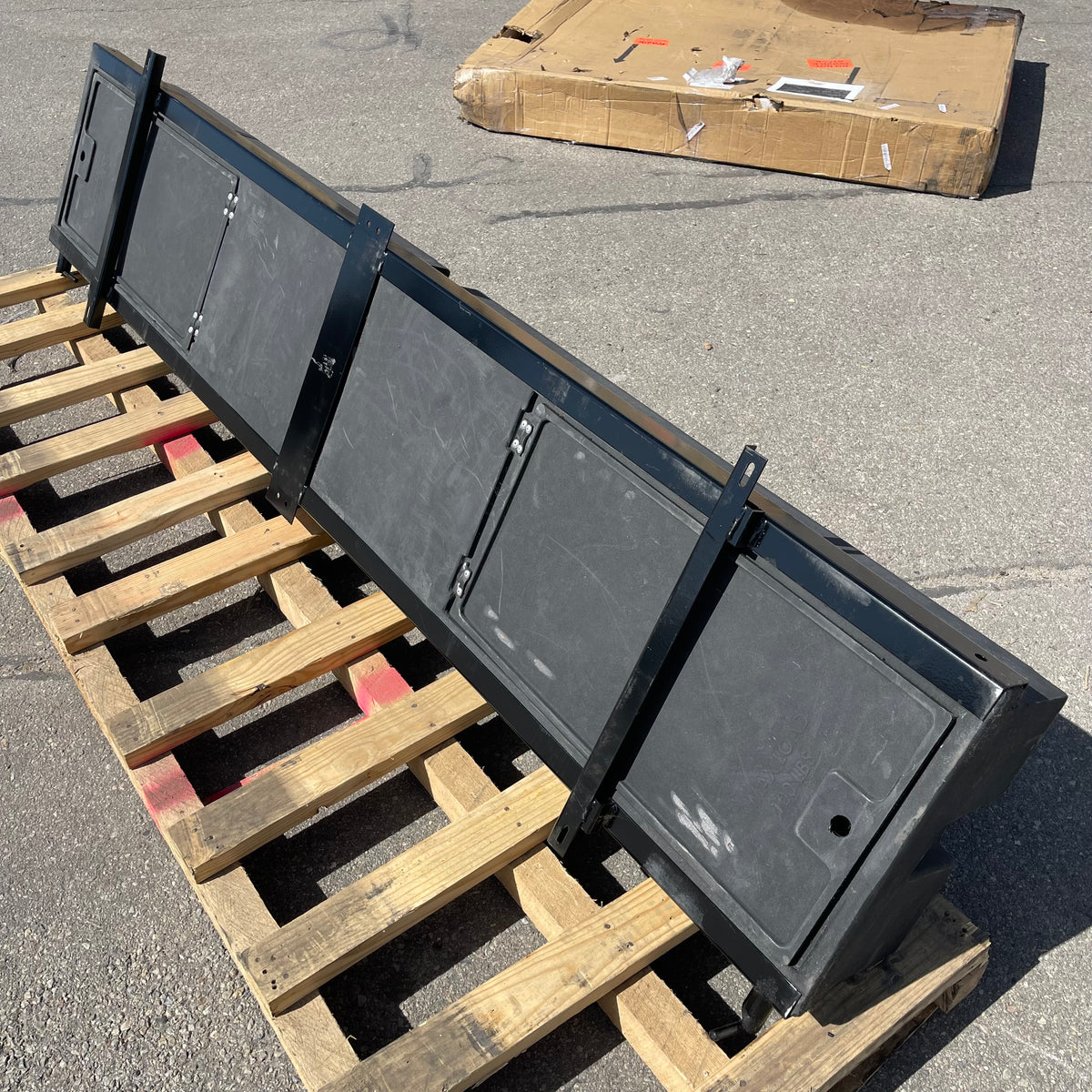 LIPPERT Large Double Bin Storage System 100"x19"x9" Black