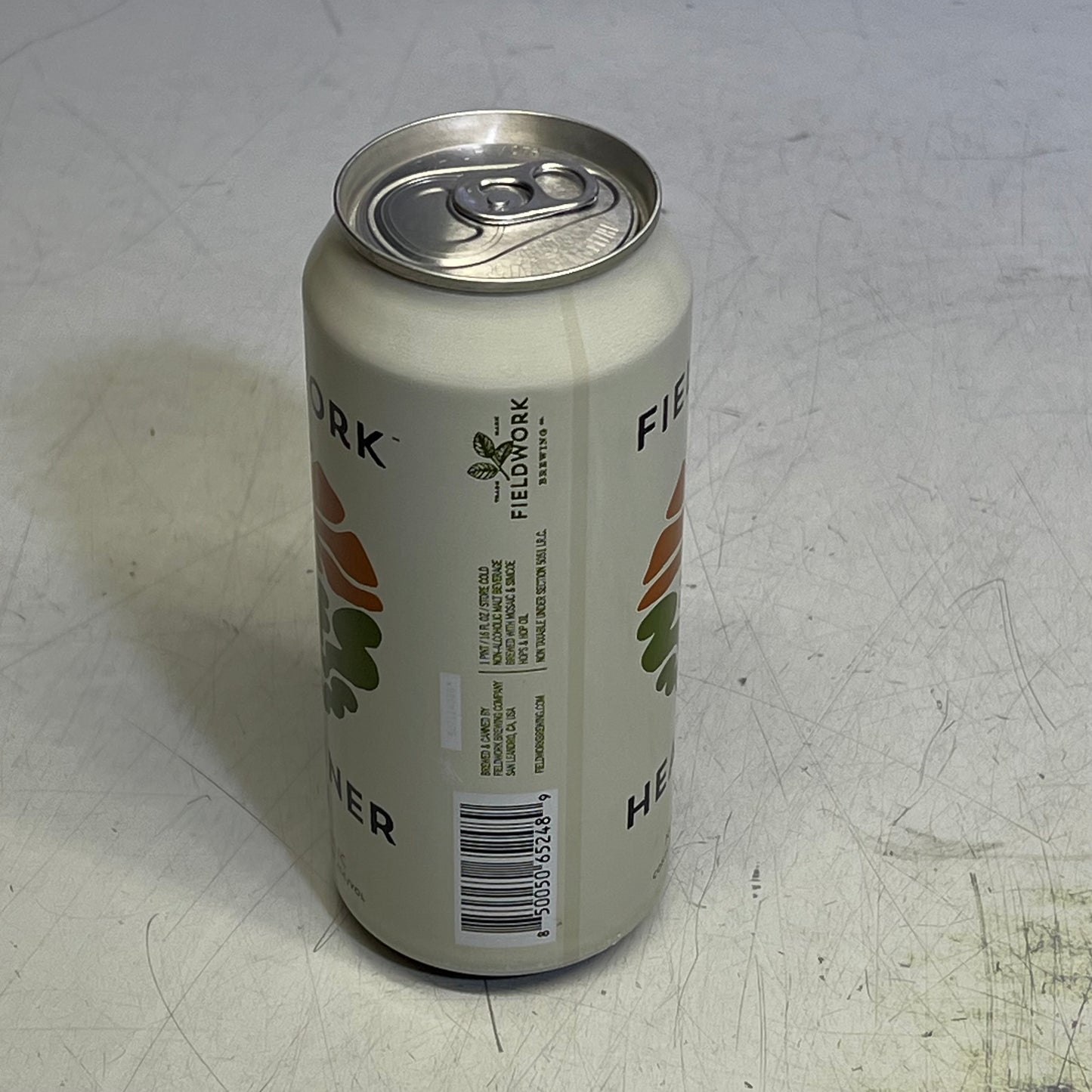 ZA@ FIELDWORK (3 PACK, 12 CANS TOTAL) Headliner Non-Alcoholic IPA 16 Fl Oz (Slight|ly Distressed Packaging)