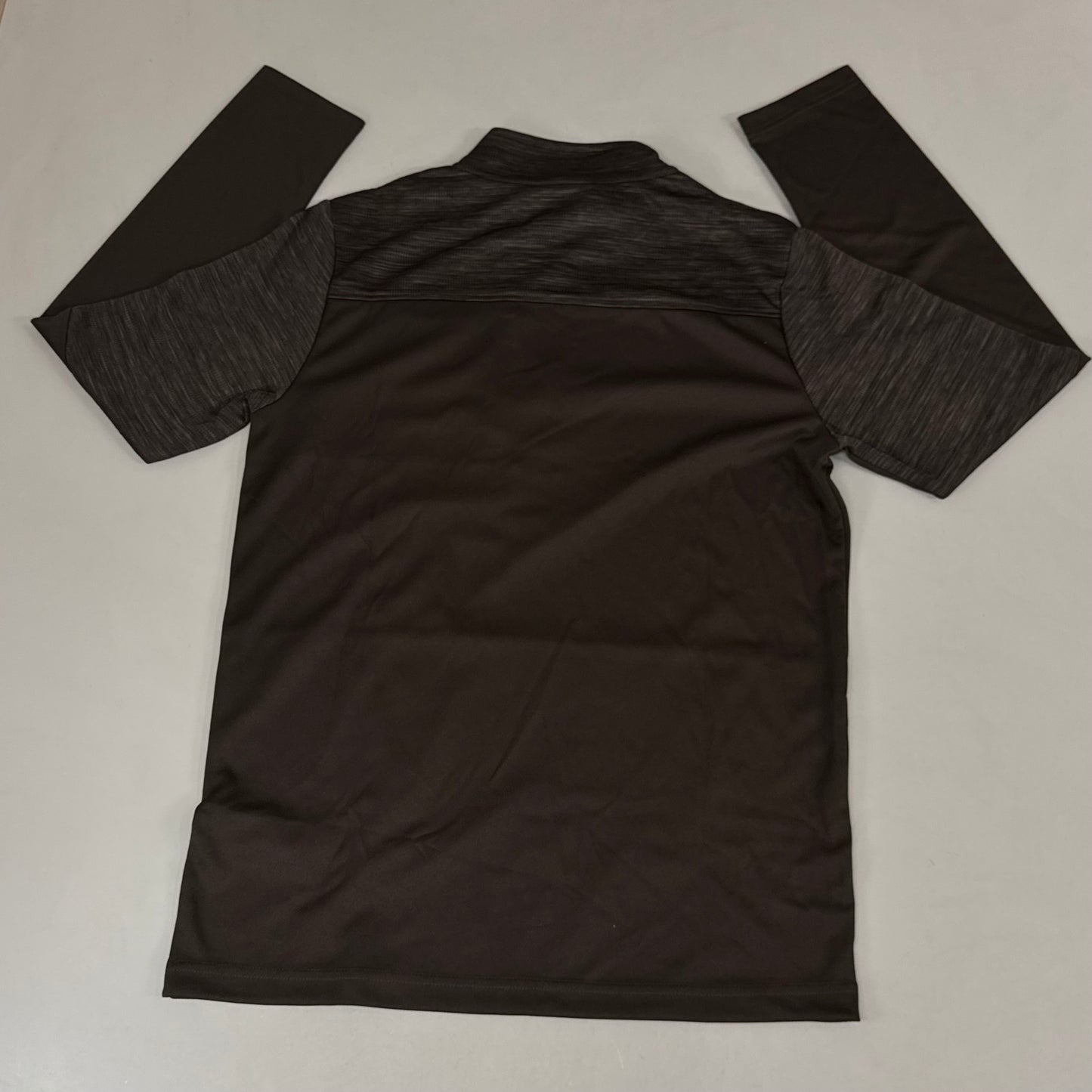 NFL Cleveland Browns Quarter Zip Pullover Shirt Long Sleeve M Brown 1802969