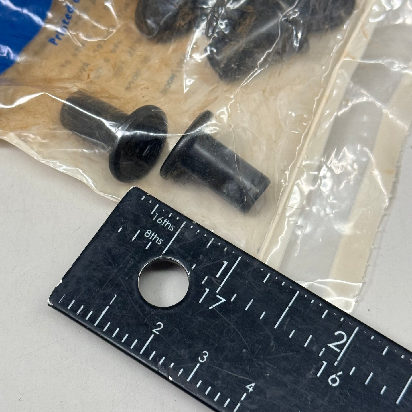 ROCKLER (16 PACK)Cap Nut for Connector Bolts 11/16" Use w/ 1/4" #20 Black GRP369