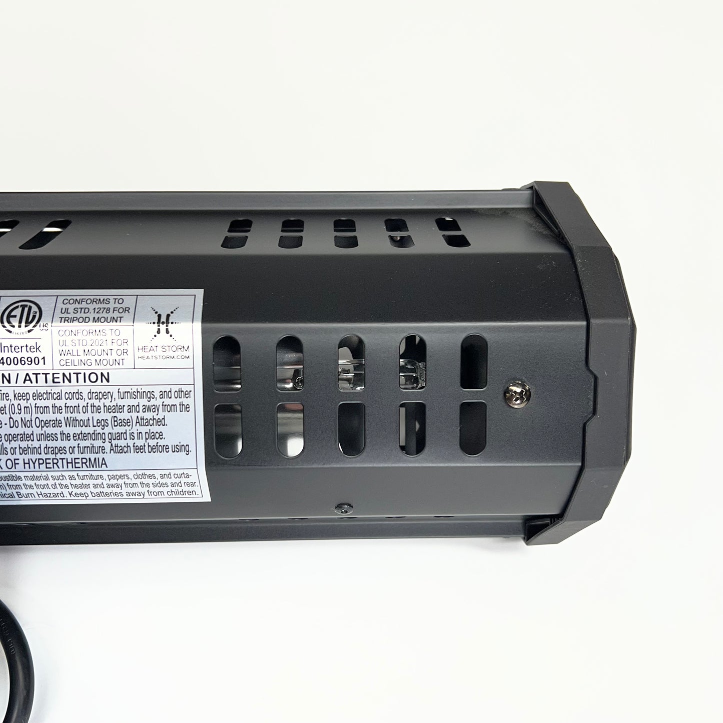 BROMIC TUNGSTEN Smart-heat Electric Wall Mount Heater 24" L Black (As-Is)