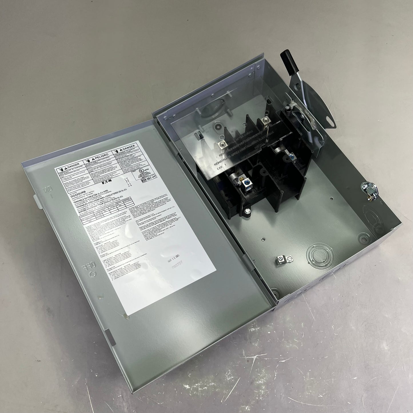 EATON  General Duty Non-Fusible Safety Switch Single Throw 60A NEMA 3R DG222URB