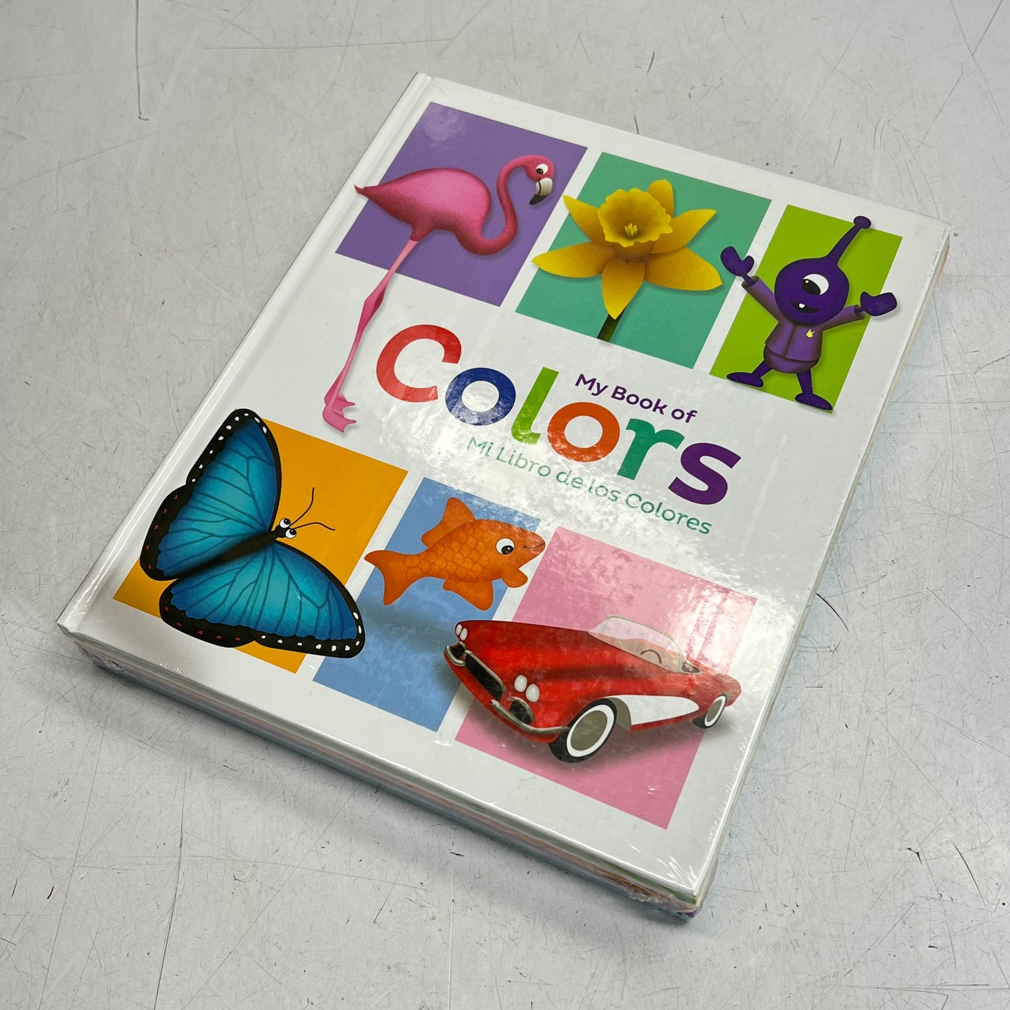 MY BOOKS OF COLORS, NUMBERS, SHAPES & WORDS Children's Hardback Bilingual Set