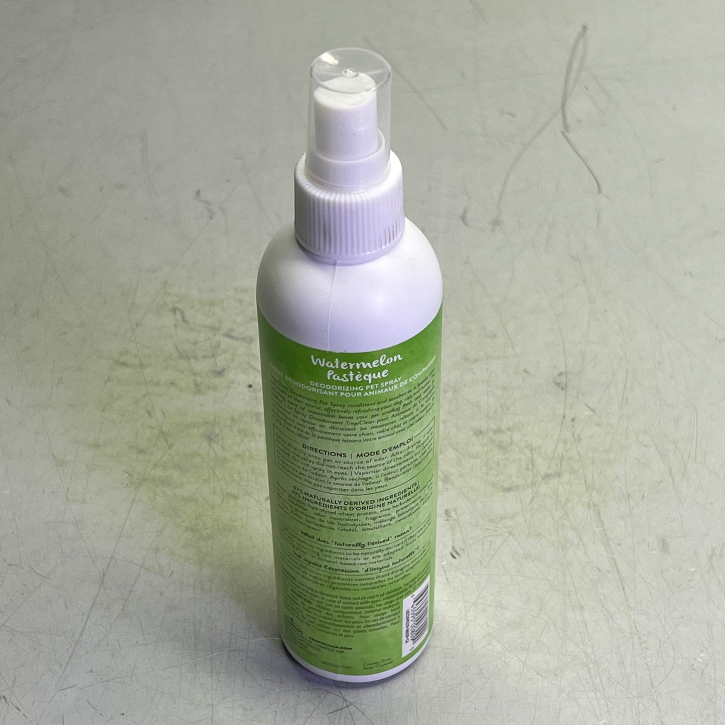 TROPICLEAN (2 PACK) Watermelon Deodorizing Spray Soothes & Conditions 8 fl oz