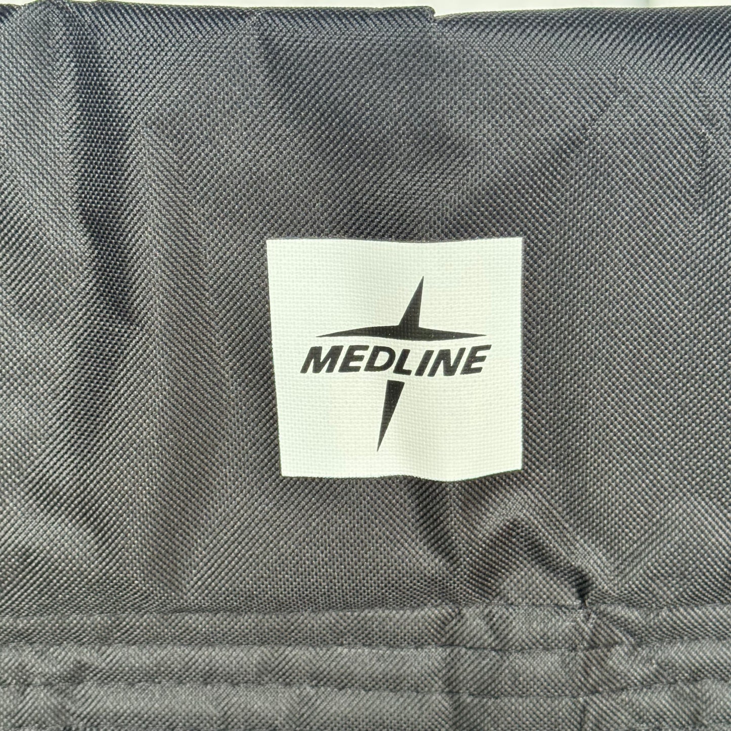 MEDLINE Basic Aluminum Transport Chair 19" Seat 12" Rear Wheels Red MDS808200ARE