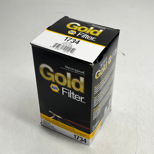 NAPA (2 PACK) The Gold Spin on Oil Filter W/ Gasket 1-1/2 in - 16 Thread 1734