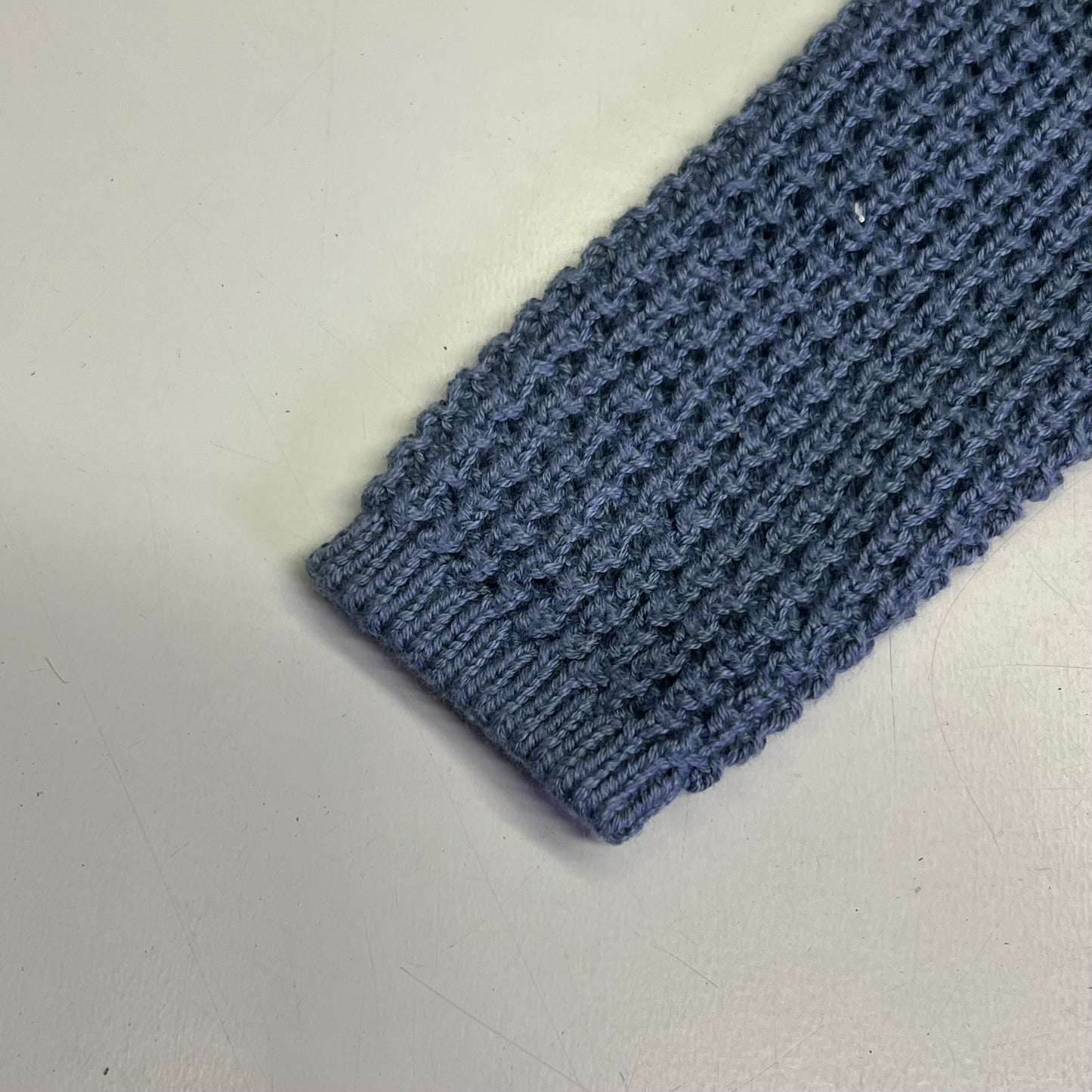 CARTERS Hooded Button Up Waffle Knit Cardigan Boy's Sz 3M Navy Blue IS941510