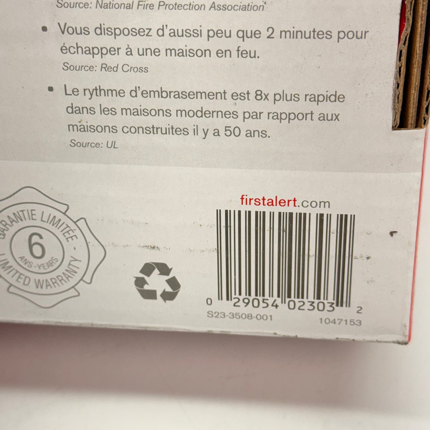 FIRST ALERT 2-Story Escape Steel Ladder 14 ft Black/Red 1047153 (New-Other)