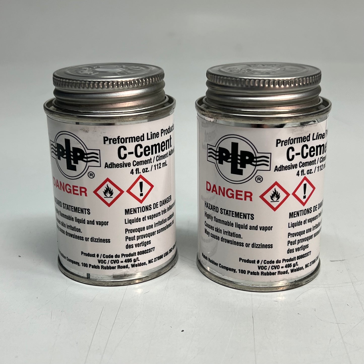PERFORMED LINE PRODUCTS (2 PACK) Adhesives C-Cement 4 Fl Oz 80802377