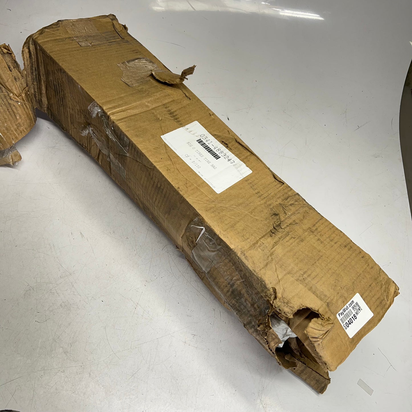 ZA@ BIG O TIRES  (150 ROLLS) Tire Bags for Spares/reusable Tires 32x48 White 0341-4883247 (As-Is)