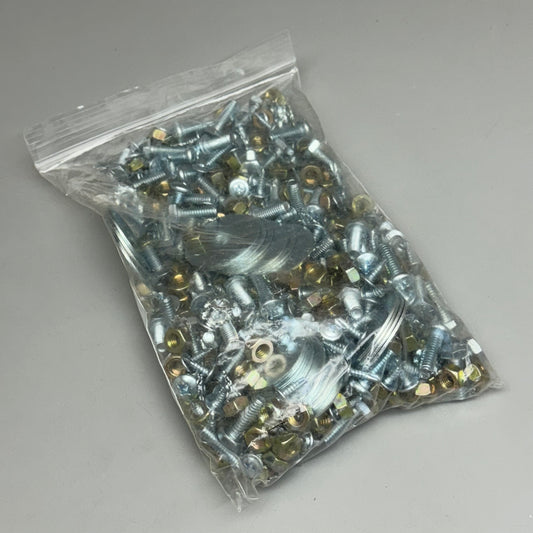 Nuts, Washers & Bolts, Gray Color 1 Pack Assorted