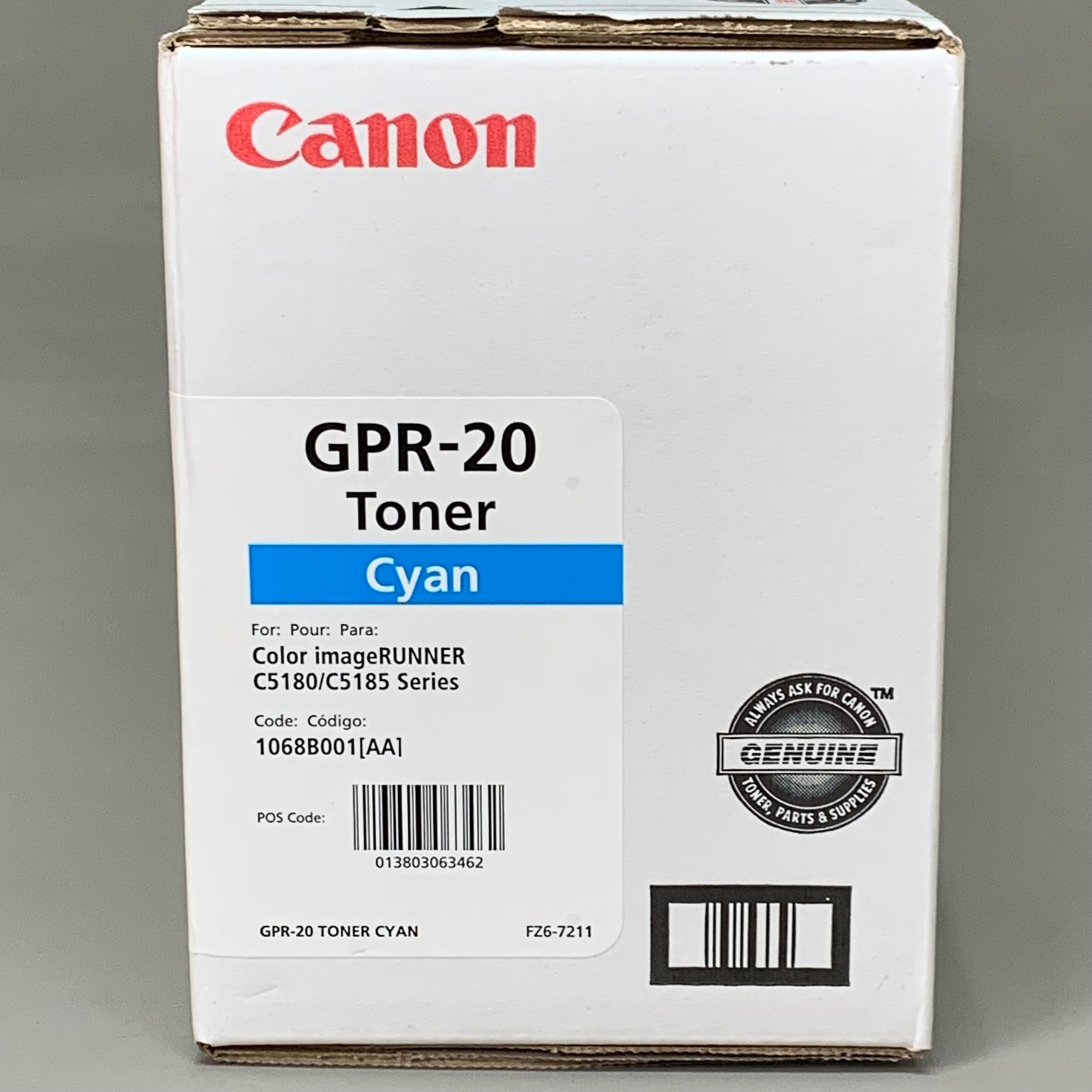 CANON (4 PACK!) GPR-20 Toner Color Image Runner Magenta/Cyan/Yellow/Black C5180(5)