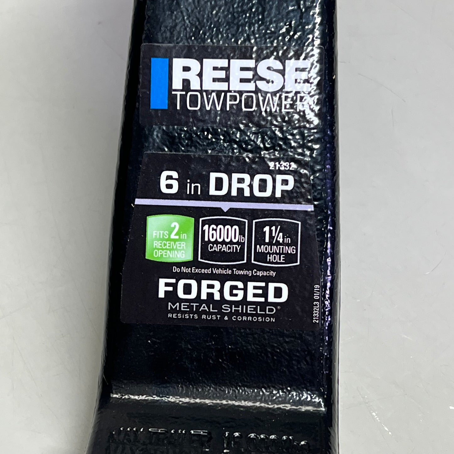 REESE TOWPOWER Trailer Hitch Ball Mount 6" Drop 5" Rise 16,000 Lbs Capacity 21332