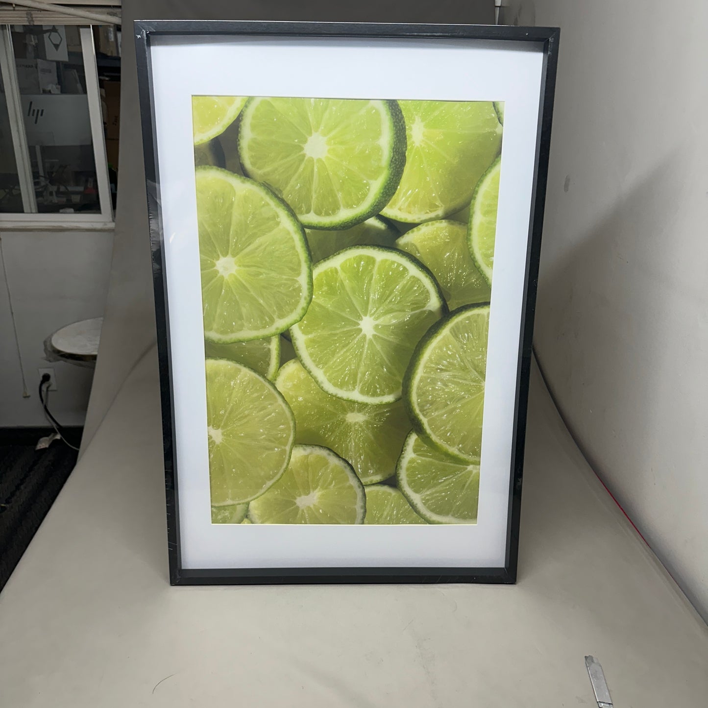 36" x 34" LEMON ART Printed Wall Frame Decorative Wall Art New Other