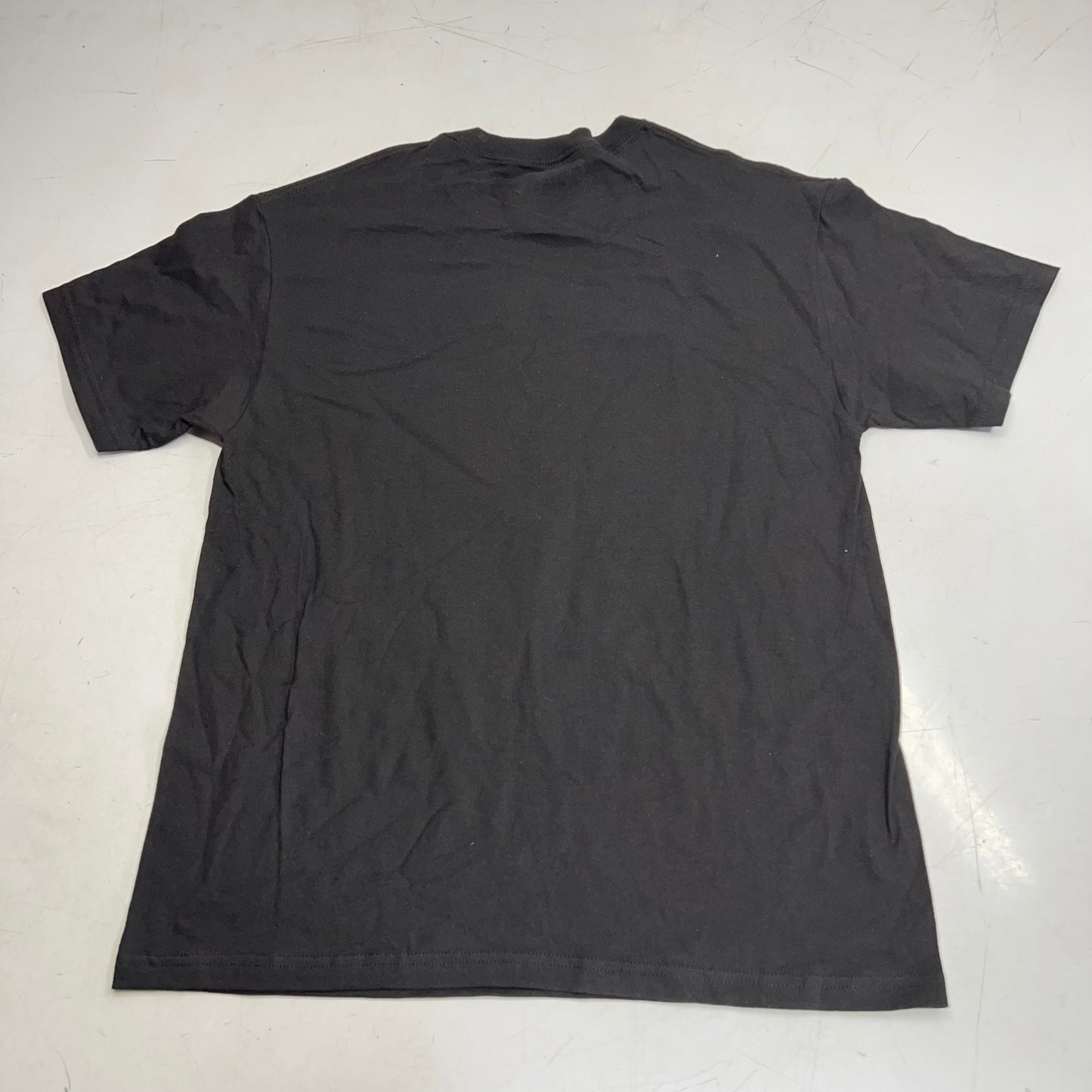 BIA  Polaroid Picture Bold Cotton Graphic Tee Shirt  Unisex Sz L Black/Red