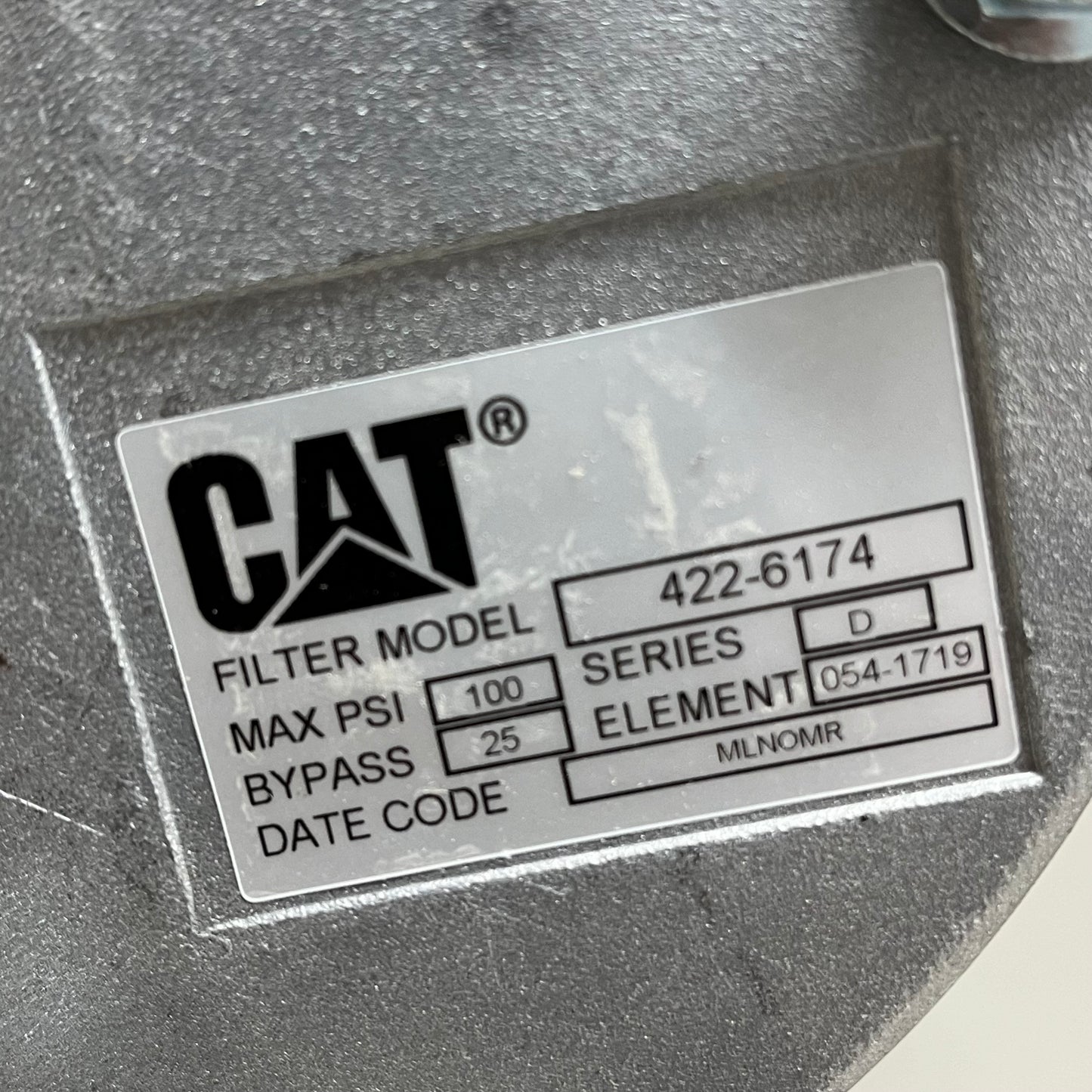 CAT Filter GP-OIL -HYDRAULIC Tank 422-6174