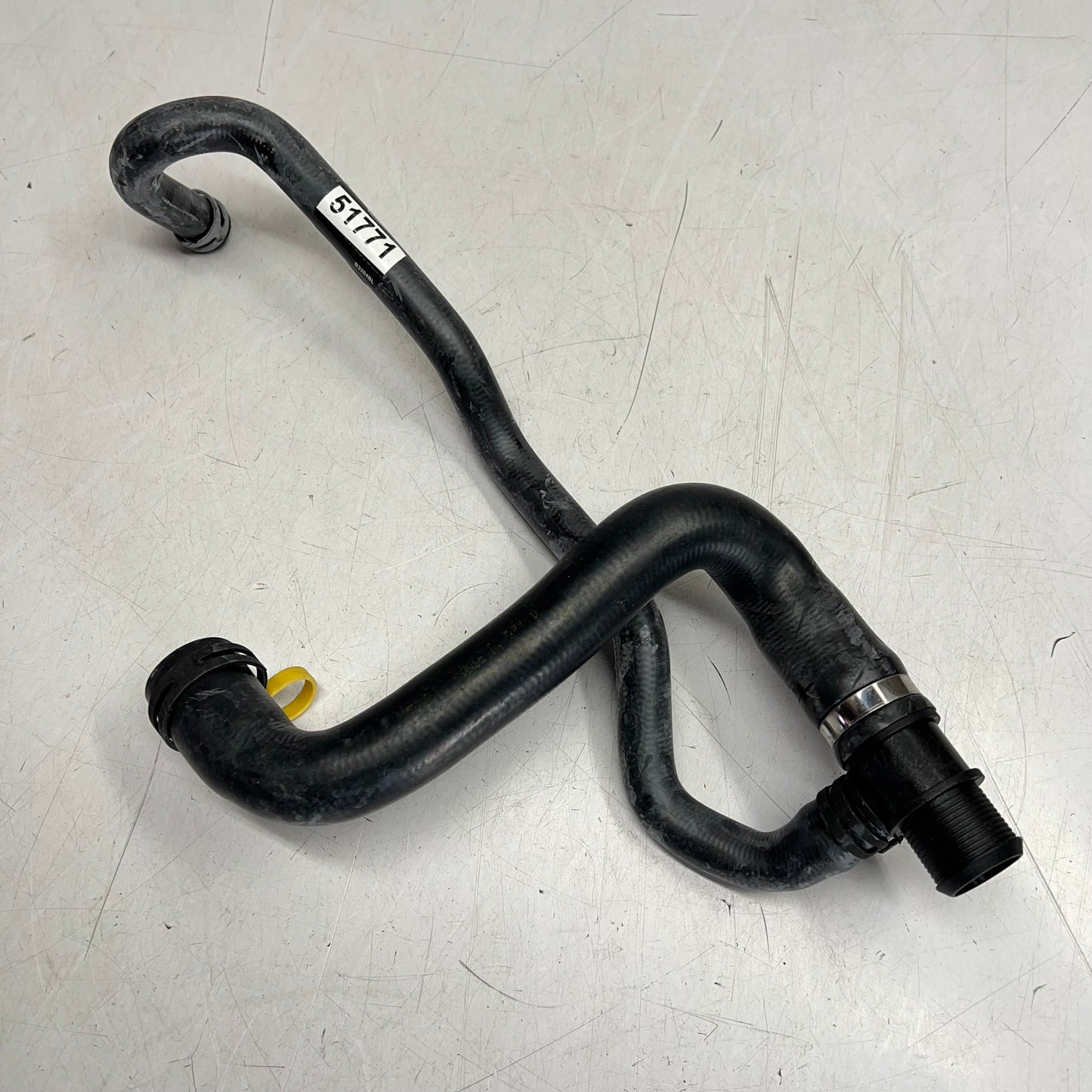 GATES Coolant Hose For Mini Cooper Models 17-1/2" L Black 51771