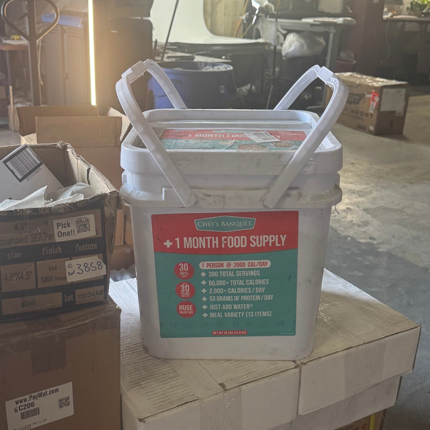 ZA@ Pallet of Plastic Lids, Cleaner Lemon, Laser Sheets, Food Supply, YL Sheets, Etc... (AS-IS)