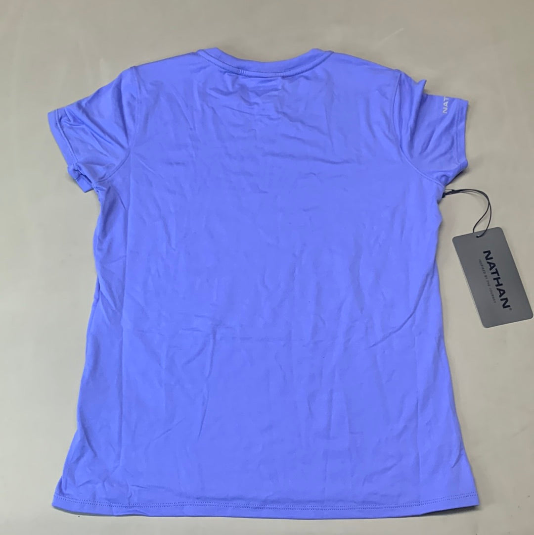 NATHAN Dash Short Sleeve Tee Shirt 2.0 Women's Sz XS Baja Purple NS51280-70025-XS (New)
