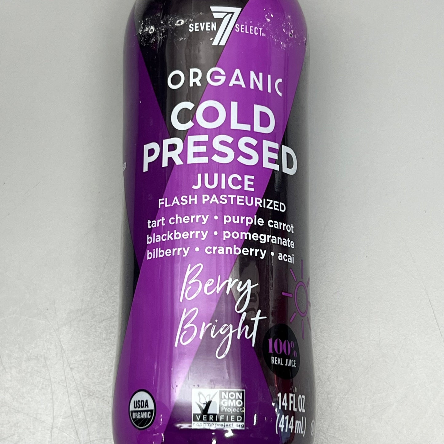 ZA@ COLD ORGANIC PRESSED JUICE Berry Bright 14 Fl oz / 20 Pk BB 10/6/25